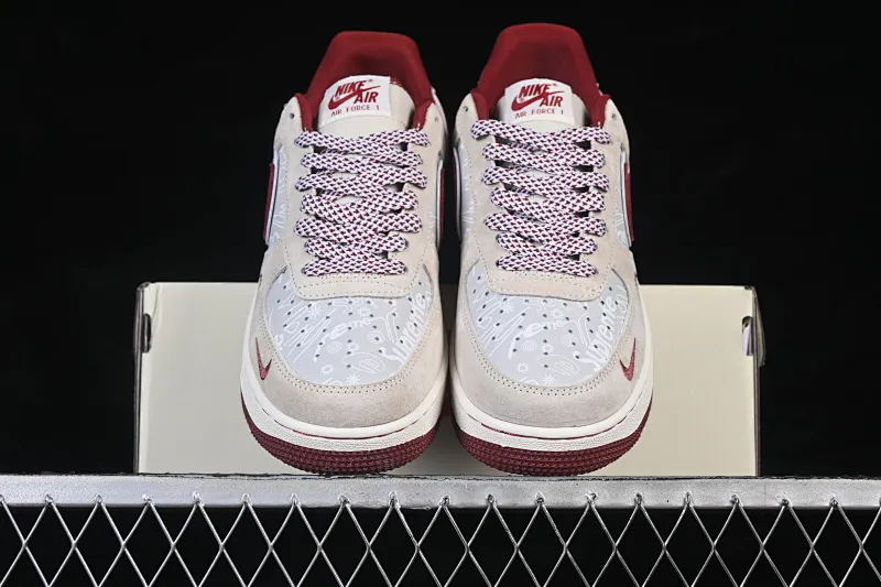 All Categories Nk Air Force 1 Air Force Series Nk Air Force 1 Low Air Force Low Nike Air Force 1'07 Low Light Rice Wine Red Air Force One Low Casual Shoes SS1979-012